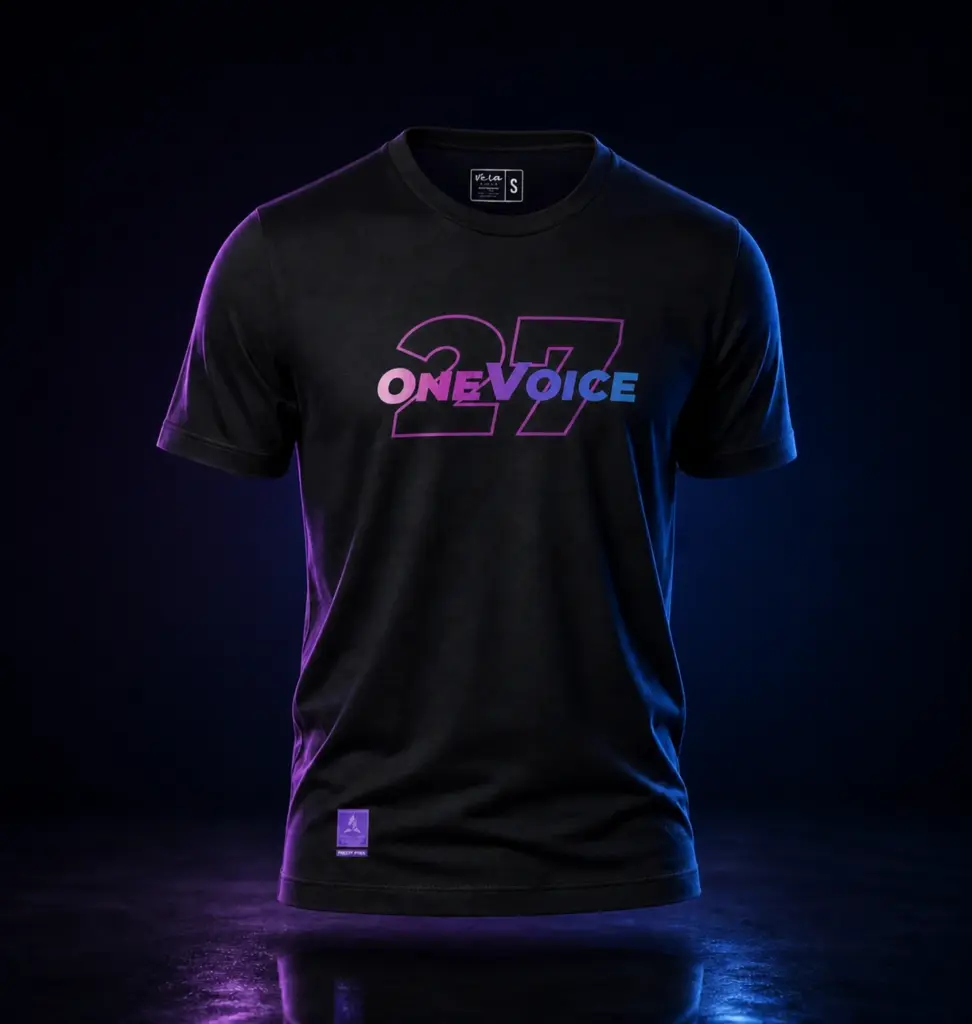 Polera One Voice 27 – Tornasol.