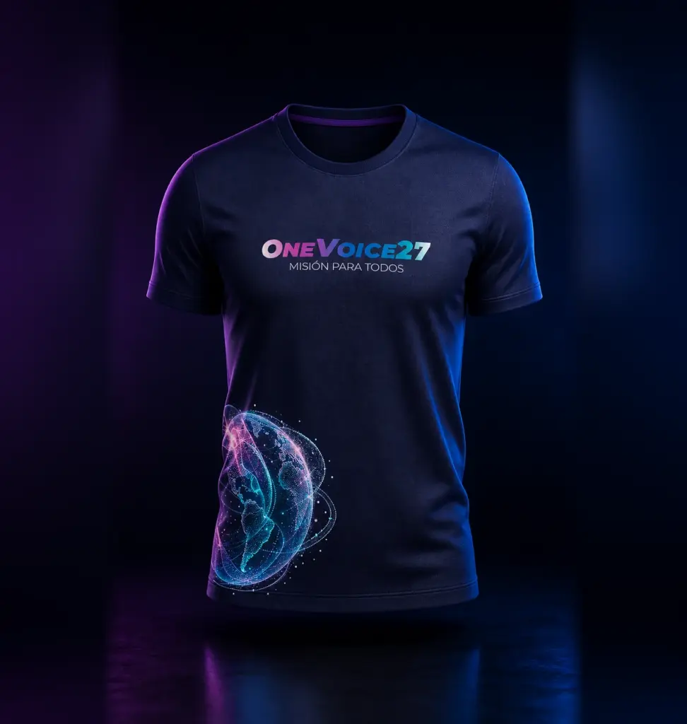 Polera One Voice MUNDO.