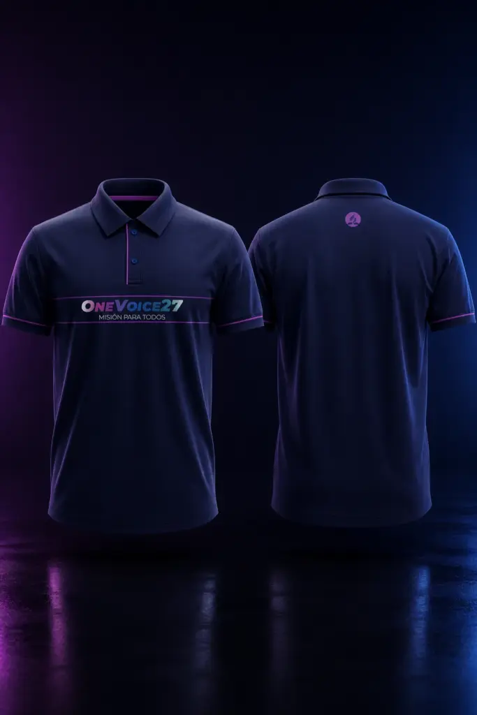 Polo One Voice Azul Marino (Oficial).