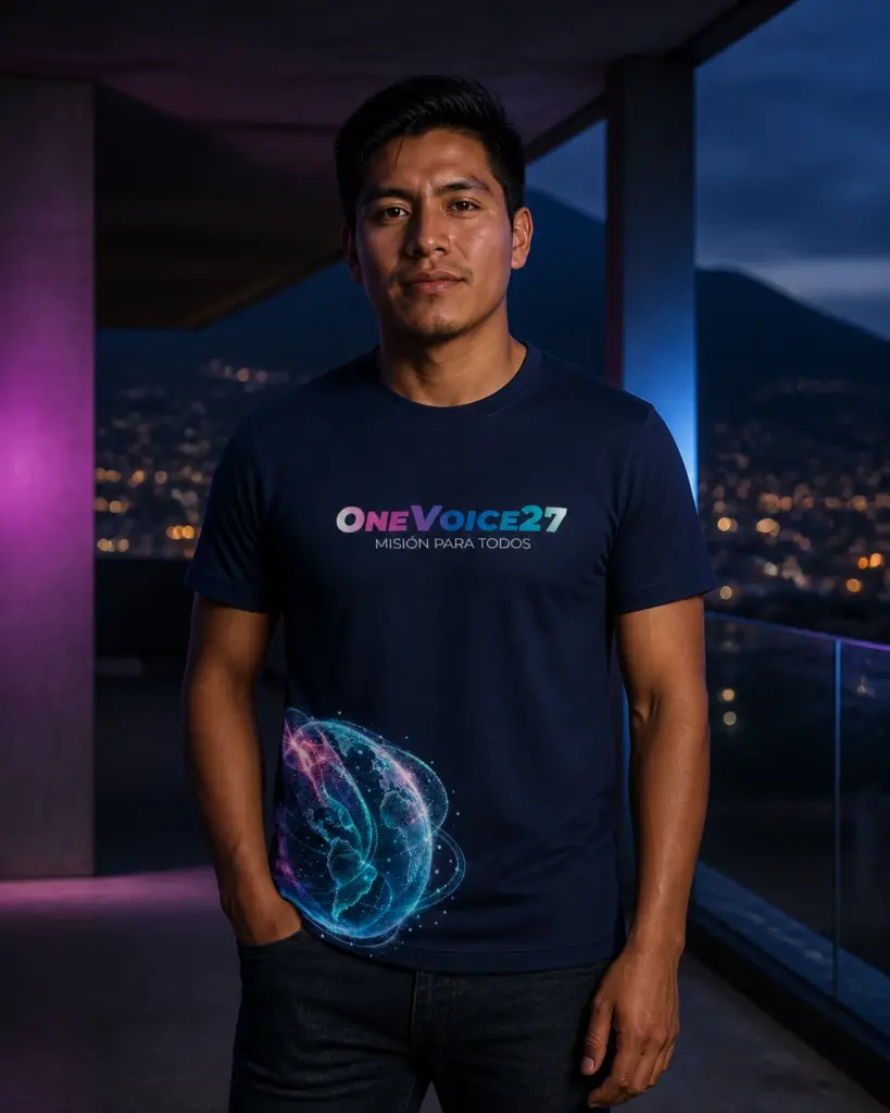 Polera One Voice MUNDO. - vista 2
