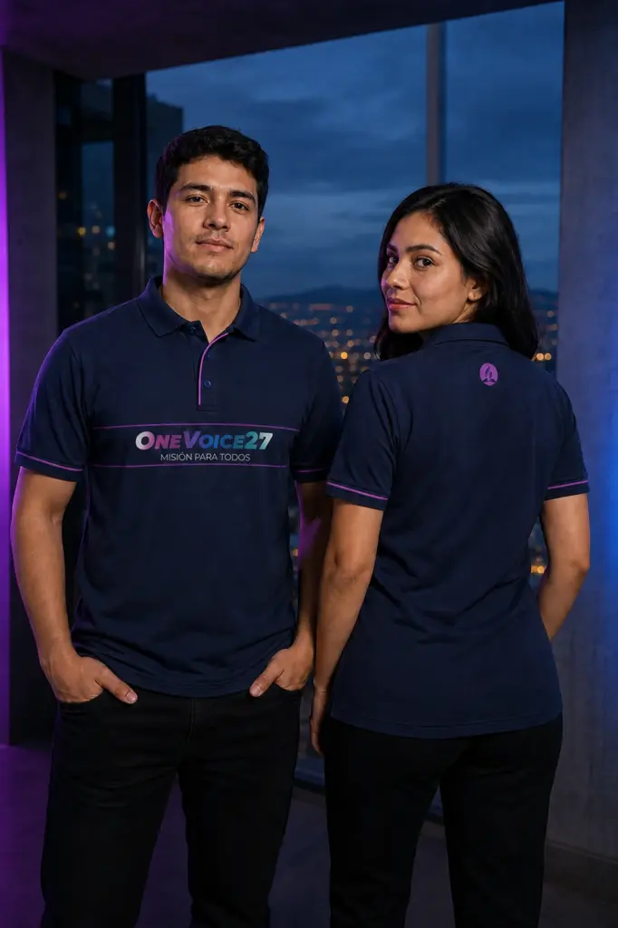Polo One Voice Azul Marino (Oficial). - vista 2