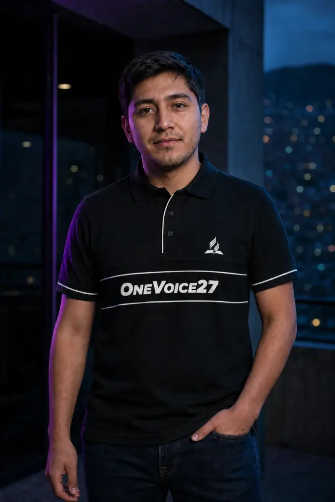 Polo One Voice Negro (Alternativo). - vista 2